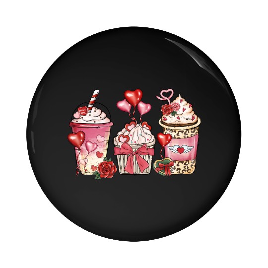 Love Sweets & Drinks Pin Buttons