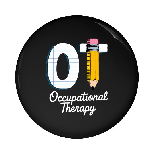 Pediatric Occupational Therapy Cute Pencil Back Pin Buttons