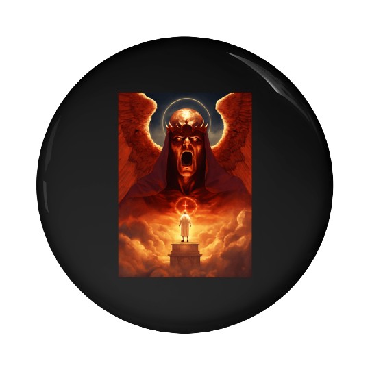 The Devil & The Angel: Pin Buttons