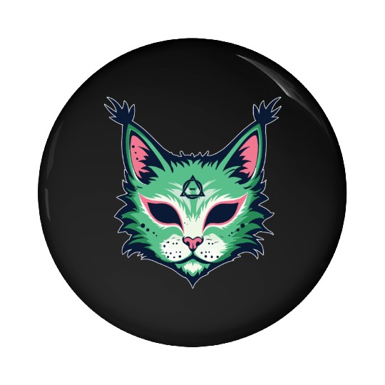 Therian Mask Alter Otherkin Theta Delta Pin Buttons