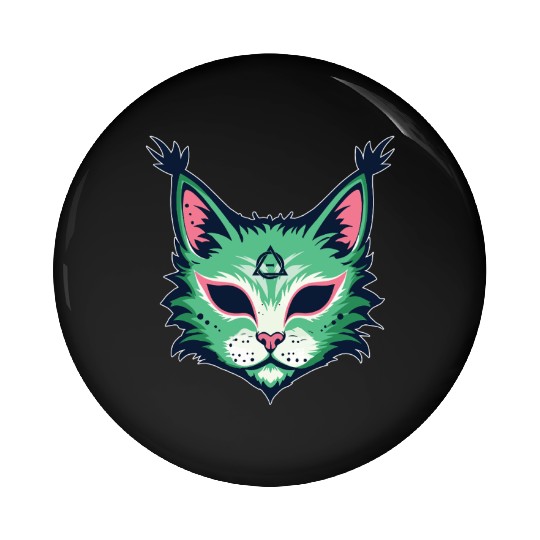 Therian Mask Alter Otherkin Theta Delta Pin Buttons