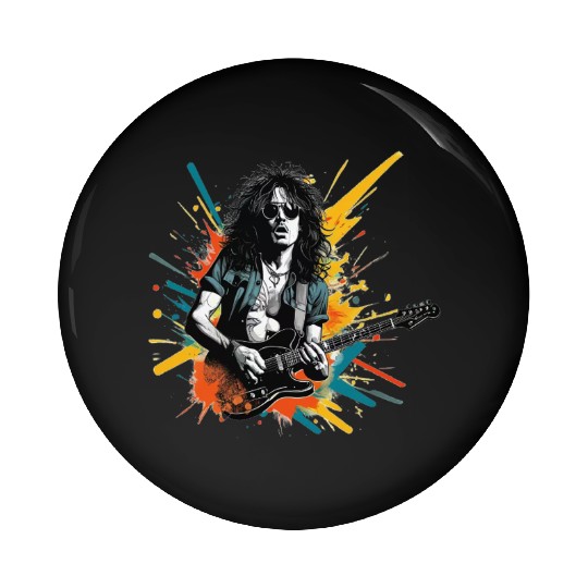 Rock and Roll Youth Avatar Stickers Pin Buttons