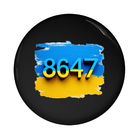 8647 Ukraine Pin Buttons