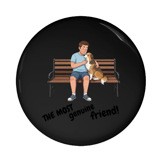 Cute Dog Lovers Wear Pin Buttons