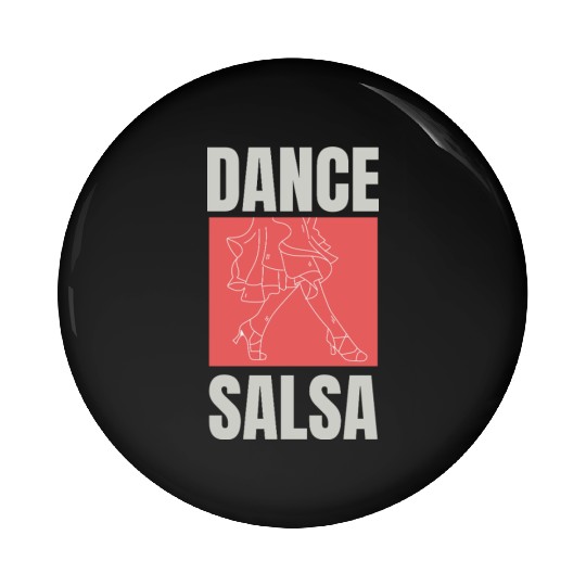 Dance Salsa. Pin Buttons