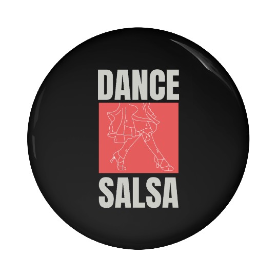 Dance Salsa. Pin Buttons