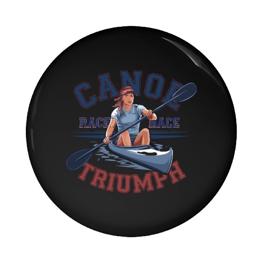 canoe race triumph Pin Buttons