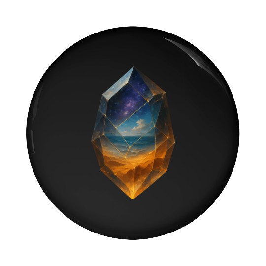 Multiverse Crystal: Window Through Time and space Pin Buttons