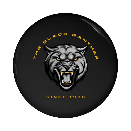 Fierce Black Panther Pin Buttons – Bold,Wild & Stylish