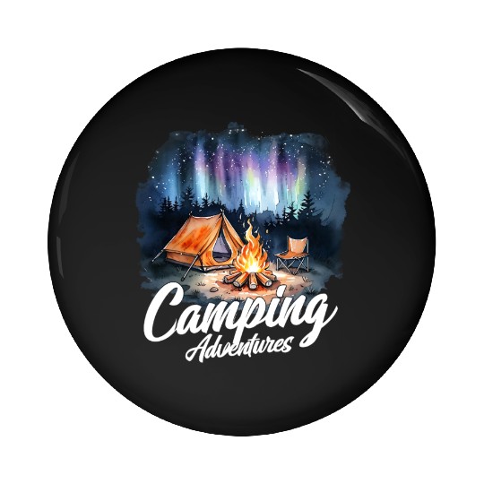 Camping Adventures Pin Buttons