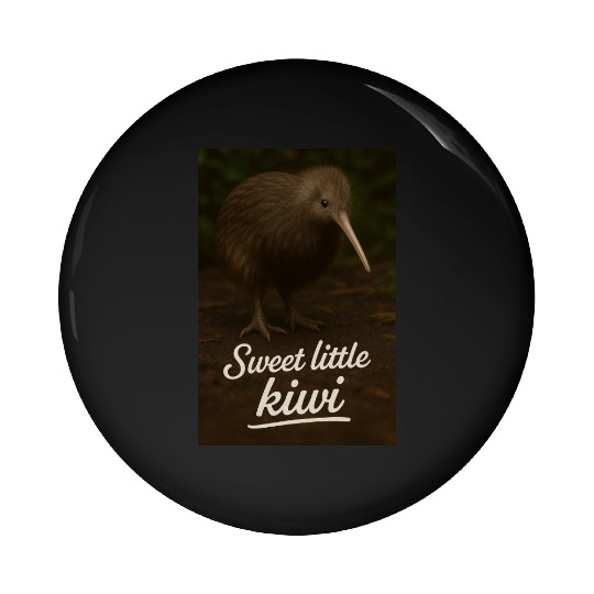 Sweet Little Kiwi Pin Buttons