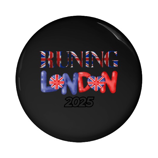 RUNING LONDON MARATHOON Pin Buttons