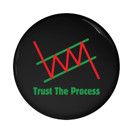 Trust The Process Pin Buttons