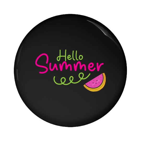 Hello Summer Cute Watermelon Pin Buttons