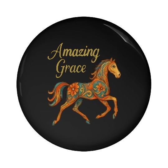 Amazing grace Pin Buttons