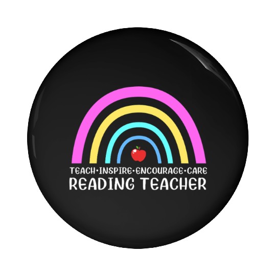 Reading Teacher Literature Book Library Pin Buttons