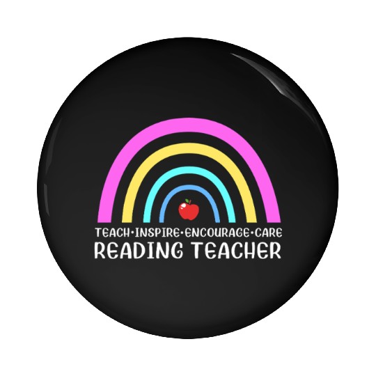 Reading Teacher Literature Book Library Pin Buttons