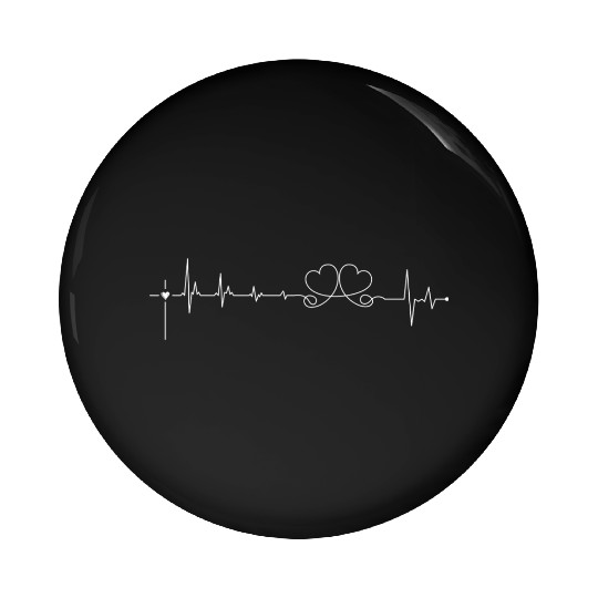 Heartbeat Faith hope love Pin Buttons
