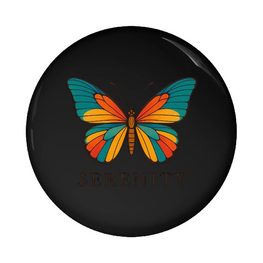 Serenity Wings Pin Buttons