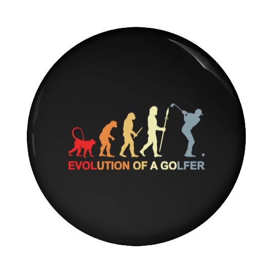 Golfer Evolution Pin Buttons