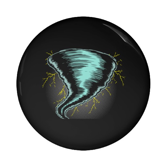 Tornado Storm Chaser Weather Meteorologist Tornado Pin Buttons