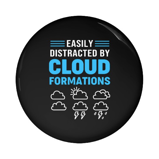 Storm Chaser Weather Meteorology Pin Buttons