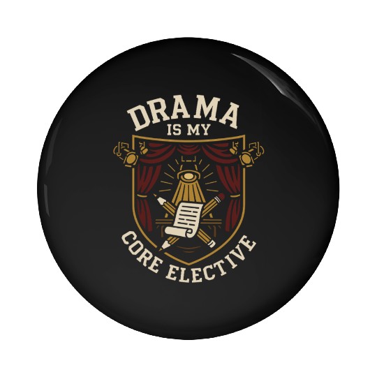 Theater Kid Drama Club Musical Theater Nerd Stage Pin Buttons