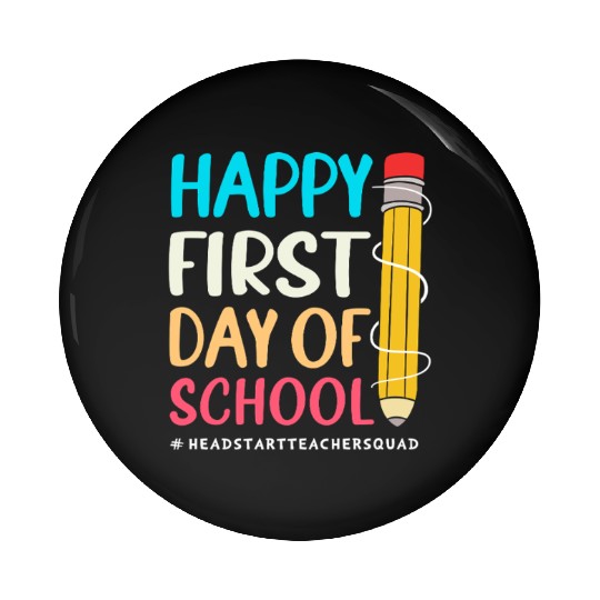School Head Start Crew Teacher Pin Buttons
