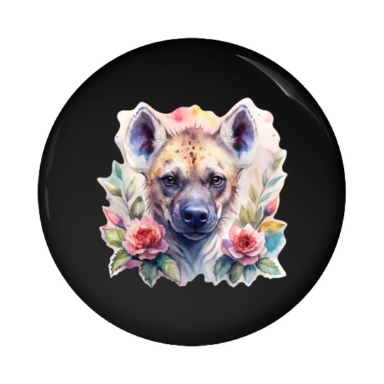 Sage the Blooming Hyena Pin Buttons