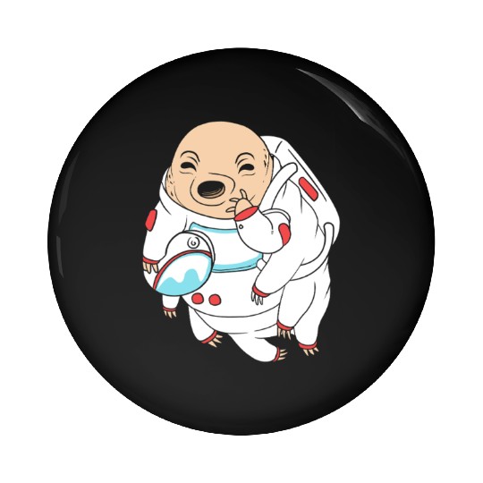 Water Bear Lover Tardigrade Astronaut Pin Buttons