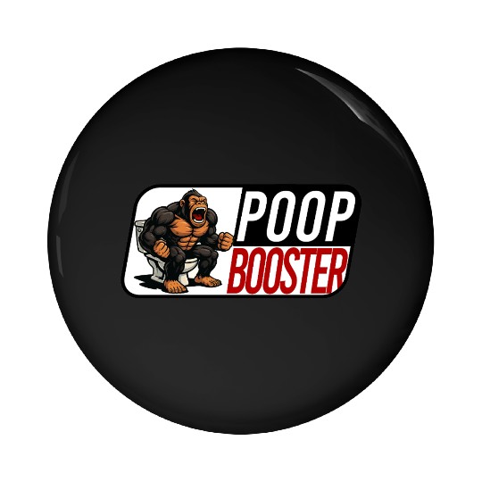 Caffeine Poop Boost – Gym Gorilla Power Pin Buttons