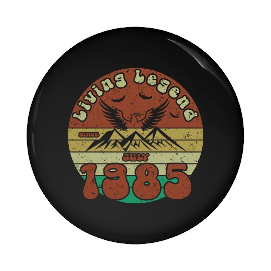 40th birthday Living Legend since VIN 07/1985 Pin Buttons