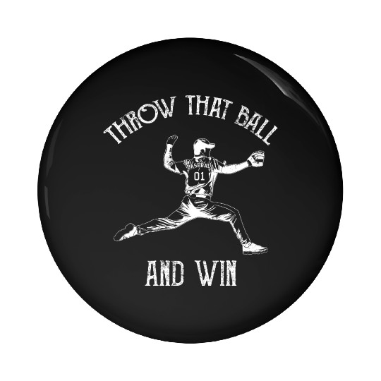 Baseball Pitcher Pin Buttons