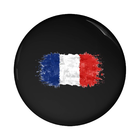 French Flag (Colors of Liberty) Pin Buttons