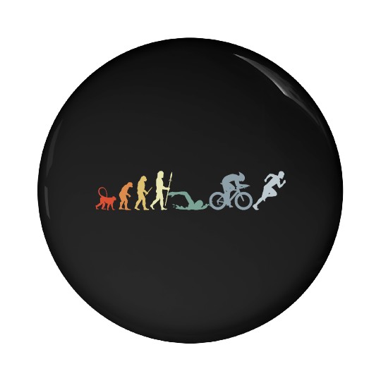 Swim Bike Run Evolution Pin Buttons