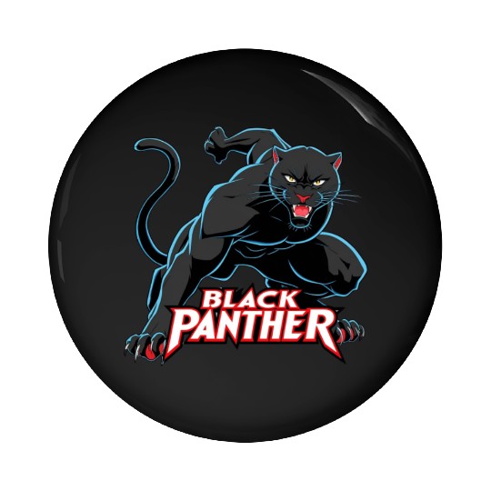 Black Panther. Pin Buttons