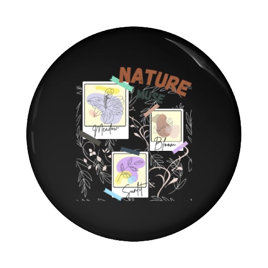 Spring Blossom Nature Pin Buttons for Girls – Fresh &