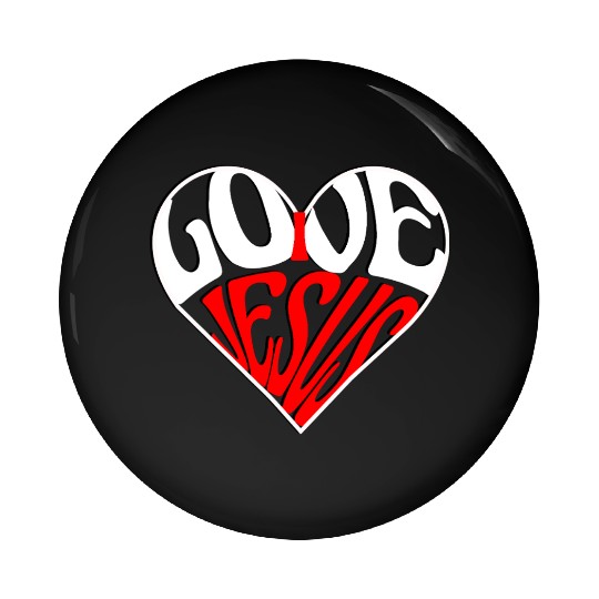 I love Jesus Pin Buttons
