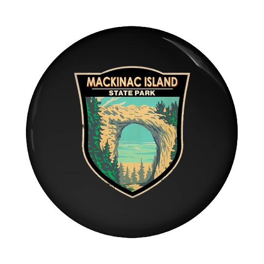 Mackinac Island Pin Buttons