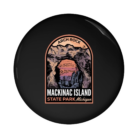 Mackinac Island Pin Buttons