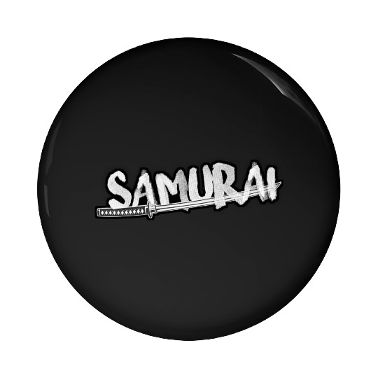 Samurai katana Pin Buttons