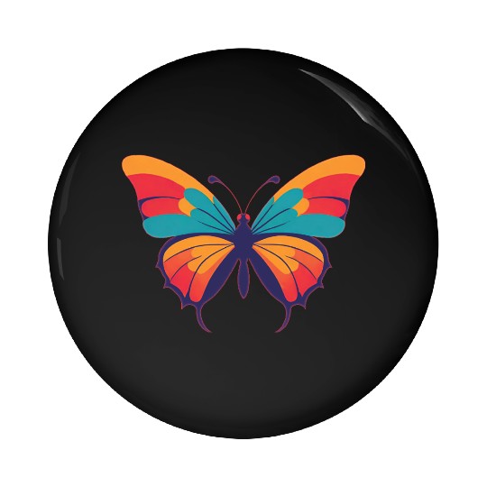 Butterfly Pin Buttons