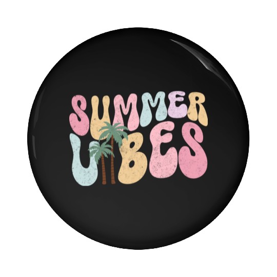 Summer Vibes Pin Buttons