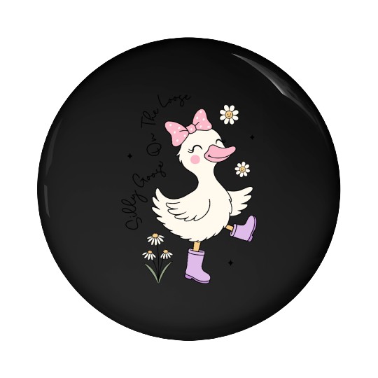 Silly Goose on the Loose Pin Buttons