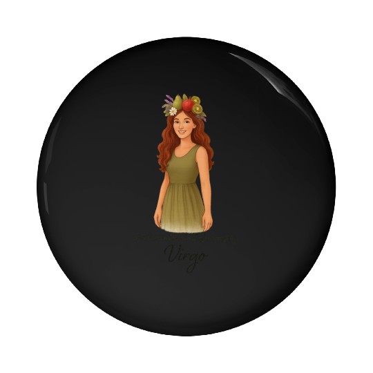 Virgo Woman – Grace in Every Detail Pin Buttons