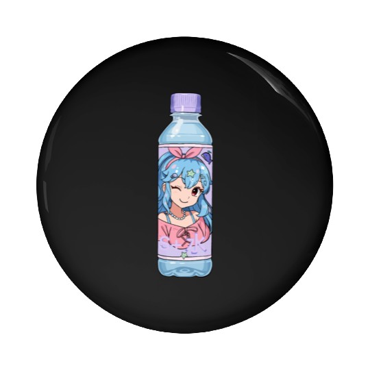 S+ Bao the Whale Gatcha Vtuber Vending Machine Pin Buttons