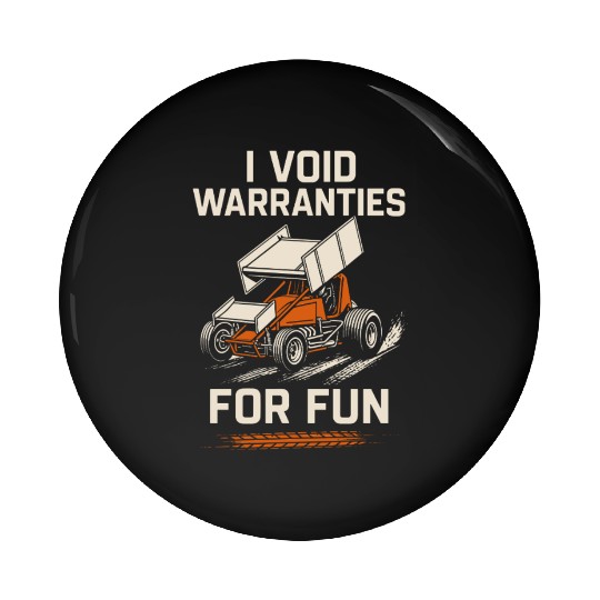 Sprint Car Racing Dirt Track Speed Oval Race Pin Buttons