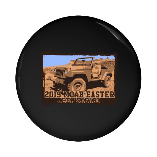 Vintage Jeep Safari Pin Buttons