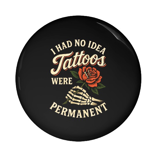 Sarcastic Skeleton Retro Funny Pin Buttons