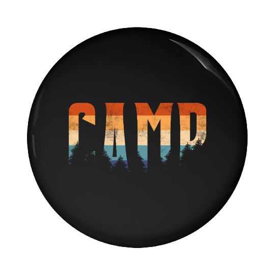 Outdoor Forest Camping Pin Buttons